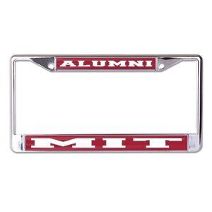 MIT Alumni on Red Background Alumni Metal Tag Frame